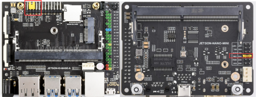 Замыкание контактов FC REC и GND для перевода в режим Recovery
