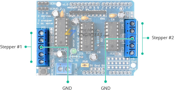 Control DC, Stepper & Servo with L293D Motor Driver Shield & Arduino