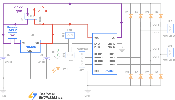 Control Stepper Motor with L298N Motor Driver & Arduino