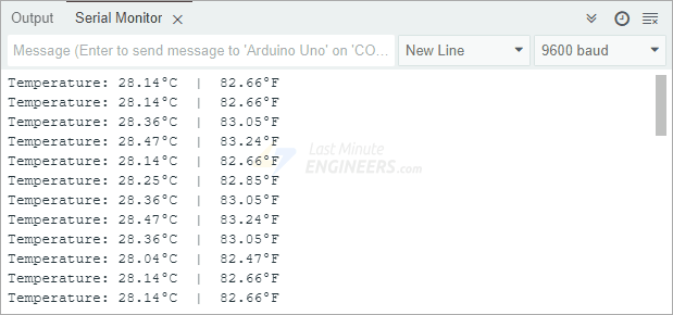 Interfacing LM35 Temperature Sensor with Arduino