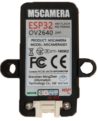 M5-Camera Model B Pins GPIO