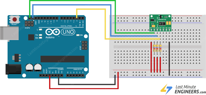 Interfacing MAX30100 Pulse Oximeter and Heart Rate Sensor with Arduino
