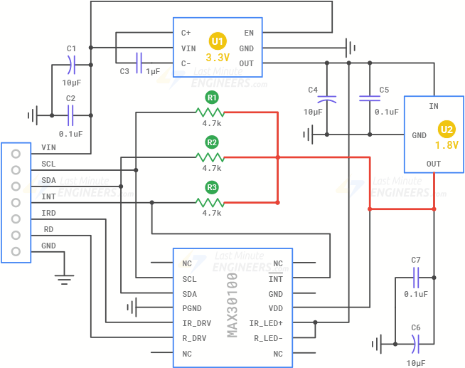 Interfacing MAX30100 Pulse Oximeter and Heart Rate Sensor with Arduino
