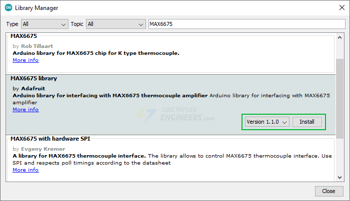 Interfacing MAX6675 Thermocouple Module with Arduino