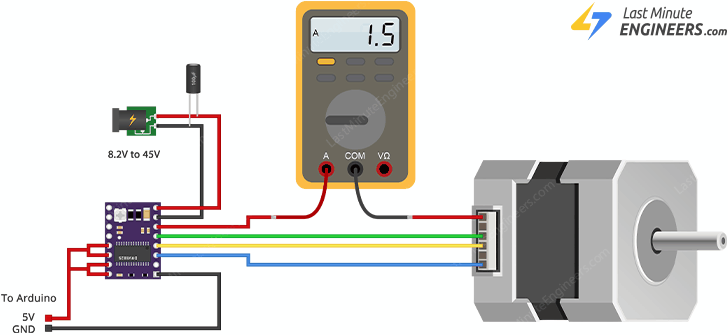 Control Stepper Motor with DRV8825 Driver Module & Arduino