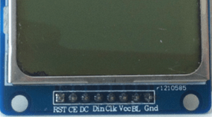 Распиновка Nokia 5110 LCD