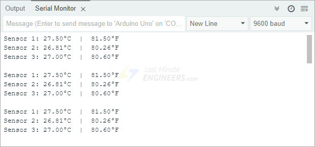 Подключение нескольких цифровых датчиков температуры DS18B20 к Arduino