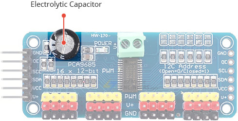 Управление несколькими сервоприводами с помощью модуля PCA9685 и Arduino
