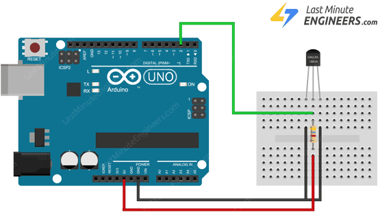 Interfacing DS18B20 1-Wire Digital Temperature Sensor with Arduino