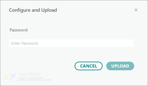 Запрос пароля при загрузке OTA-скетча через сетевой порт