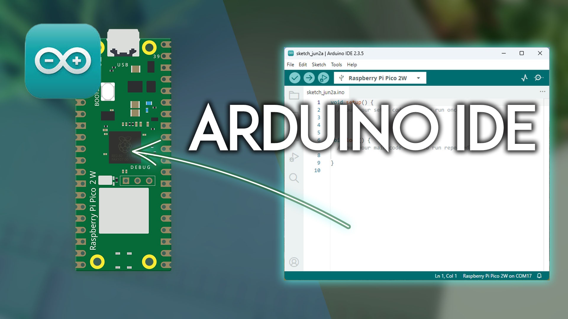 Программирование RPi Pico 2 и Pico 2 W с помощью Arduino IDE