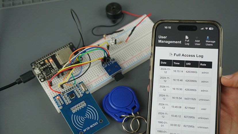 ESP32-CAM QR Code Reader Web Server — демонстрация проекта управления пользователями