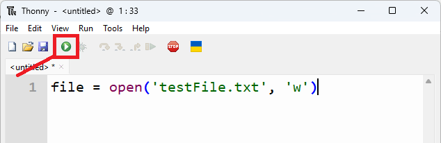 Raspberry Pi Pico с Thonny IDE - создание нового файла