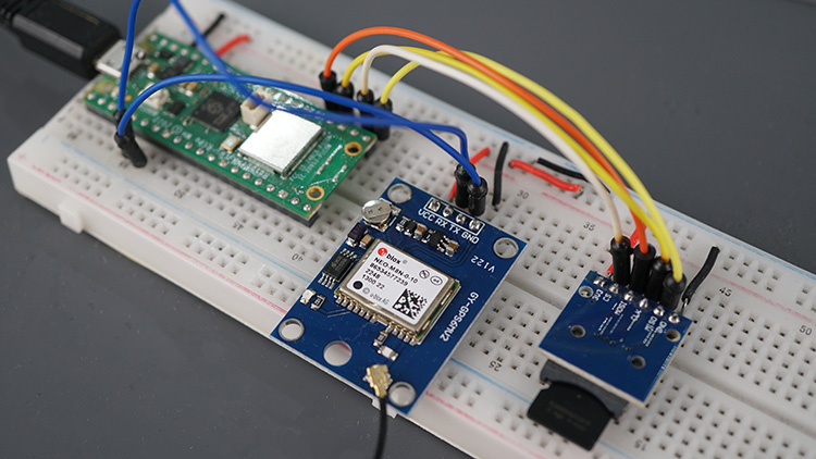 GPS-логгер и отображение маршрута в Google Earth — RPi Pico и NEO-M8N