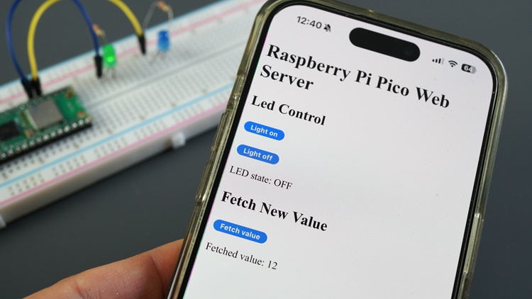 Асинхронный веб-сервер Raspberry Pi Pico