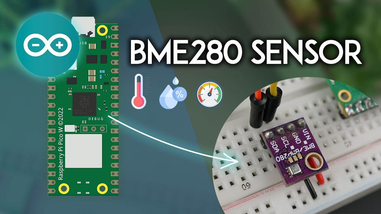 Raspberry Pi Pico с BME280 — получение температуры, влажности и давления в Arduino IDE