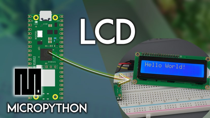 Raspberry Pi Pico - руководство по I2C LCD-дисплею MicroPython