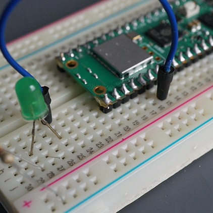 Raspberry Pi Pico светодиод ШИМ - минимальная яркость