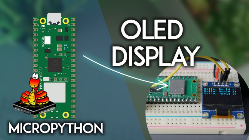 Raspberry Pi Pico: OLED-дисплей SSD1306 MicroPython