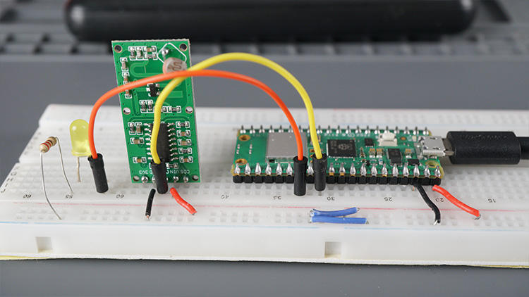 Тестирование Raspberry Pi Pico с RCWL-0516