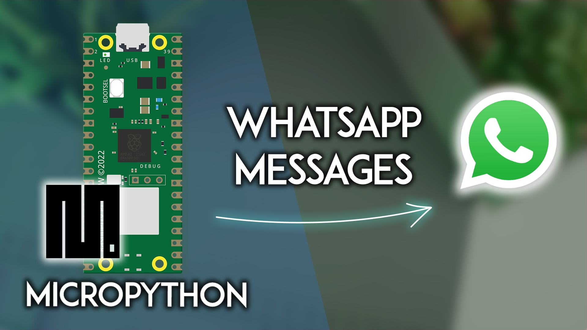 Raspberry Pi Pico W отправка сообщений в WhatsApp MicroPython