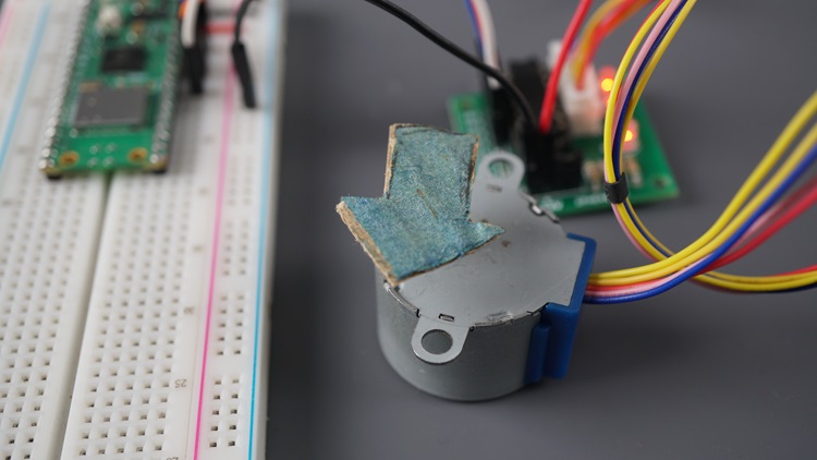 Raspberry Pi Pico управление шаговым двигателем