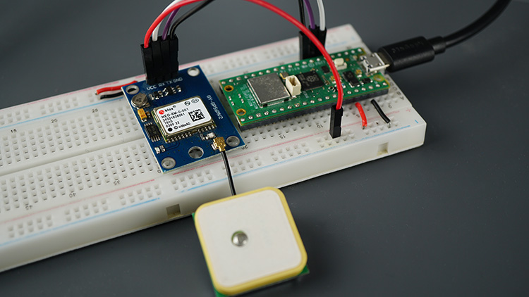 Raspberry Pi Pico с GPS-модулем NEO-6M