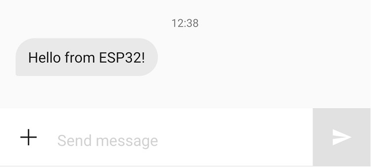 Send SMS with T-Call ESP32 SIM800L Board