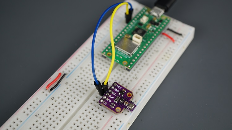 Raspberry Pi Pico с датчиком окружающей среды BME680