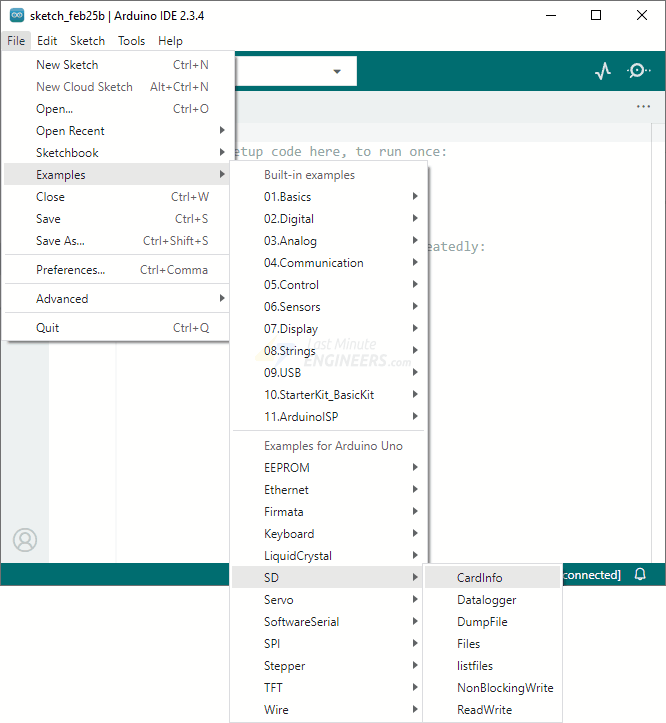 Interfacing Micro SD Card Module with Arduino