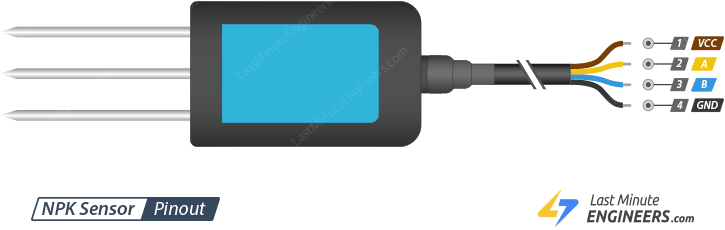 Подключение датчика NPK почвы к Arduino