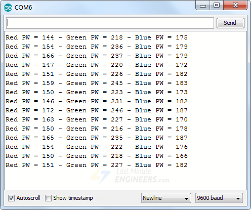 Подключение датчика цвета TCS230/TCS3200 к Arduino