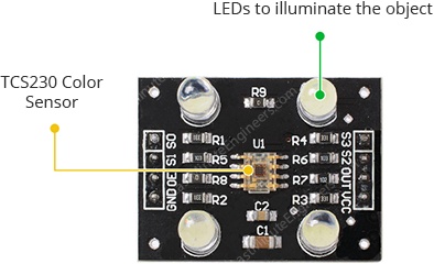Подключение датчика цвета TCS230/TCS3200 к Arduino