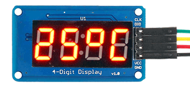 Подключение 4-разрядного 7-сегментного дисплея TM1637 к Arduino