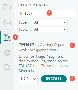 Подключение 4-разрядного 7-сегментного дисплея TM1637 к Arduino