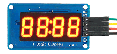 Подключение 4-разрядного 7-сегментного дисплея TM1637 к Arduino