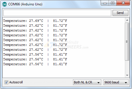 Подключение датчика температуры TMP36 к Arduino