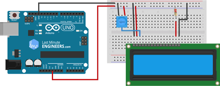 Подключение символьного ЖК-дисплея 16×2 к Arduino