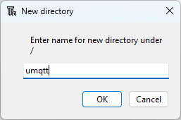 Thonny IDE - создание папки umqtt