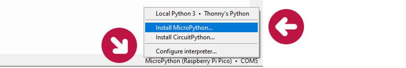 Установка MicroPython в Thonny