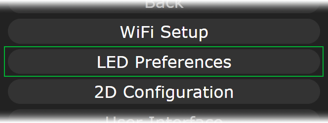 Настройки светодиодов WLED