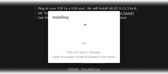 Установка WLED SR