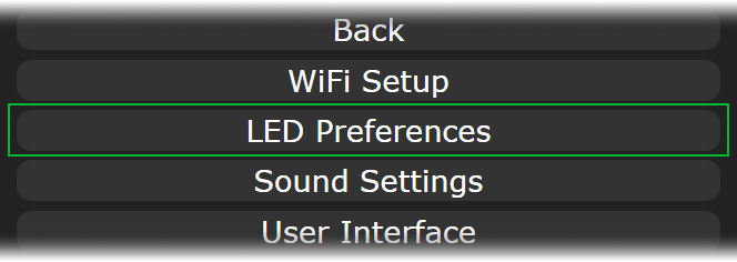 Настройки светодиодов WLED SR