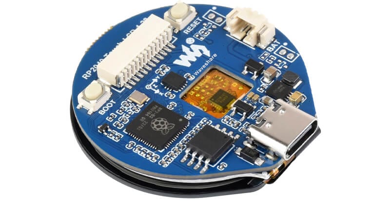 Задняя сторона Waveshare RP2040 Round Display