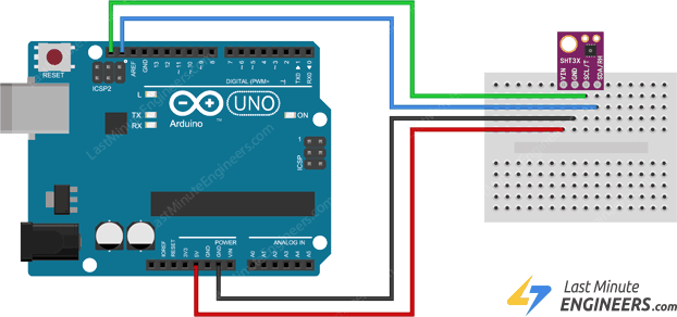 Подключение датчика температуры и влажности SHT31 к Arduino