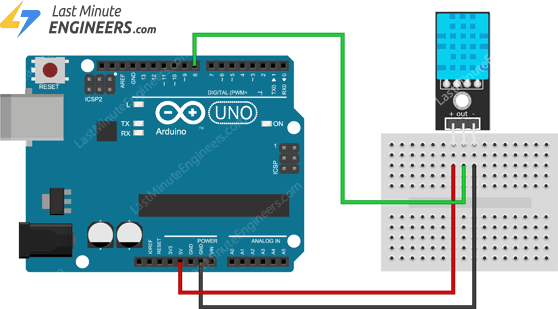 Interface DHT11 Module With Arduino