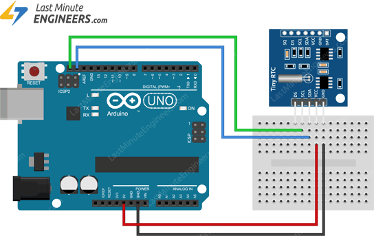 Interface DS1307 RTC Module with Arduino