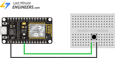Подключение кнопки к ESP8266 для прерывания GPIO
