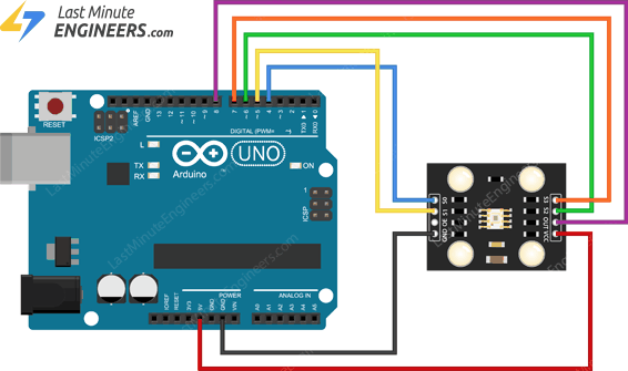 Подключение датчика цвета TCS230/TCS3200 к Arduino