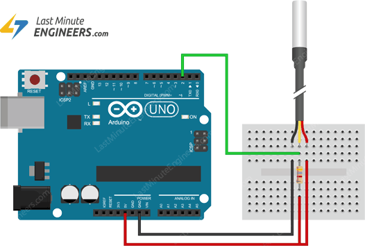 Interfacing DS18B20 1-Wire Digital Temperature Sensor with Arduino